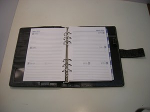 Carpeta de anillas de tamaño A5 de cuero PU con logotipo personalizado, nueva cubierta de Planificador de cuaderno con patrón de carpeta, portadocumentos personalizable - Product Image 4