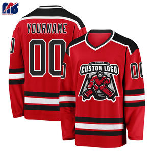 Camisetas de hockey personalizadas de primera calidad, ropa de alto rendimiento, telas transpirables avanzadas, construcción duradera, vibrante, de larga duración - Product Image 1