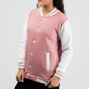 Vestes universitaires pour femmes personnalisées 2025, veste de baseball à manches longues de haute qualité, service OEM ODM, matériau rembourré en coton - Product Image 2