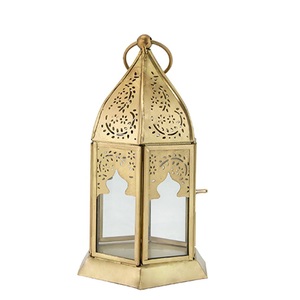 Accesorios de Decoración para el Hogar, Farol Colgante para Velas, Diseño Marroquí, Farol Colgante para Velas Votivas, Farol de Metal - Product Image 5