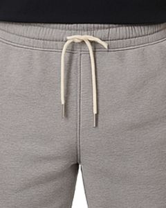 <b>Men</b> Ash Grey Fleece <b>Shorts</b> Soft Cotton Blend Drawstring Waist Casual Gym Workout <b>Lounge</b> <b>Short</b> Pants OEM Custom Logo Service - Product Image 6