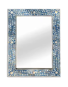 Hiện đại sang trọng handmade vòng gương khung với mẹ của Ngọc Trai Inlay bởi Crescent thủ công mỹ nghệ - Product Image 3