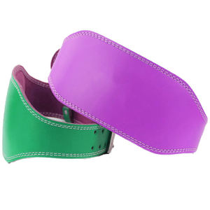 Cinturón de elevación de potencia de cuero de vaca de alta calidad para hombres Equipo de seguridad de fitness transpirable con logotipo personalizado Precio al por mayor - Product Image 2