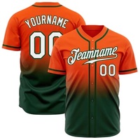 Camisetas de Béisbol Personalizadas con Estampado Digital, Nombre del Equipo en la Parte Delantera, Ropa Deportiva con Botones, 100% Poliéster, Secado Rápido, Transpirable, Tallas Grandes
