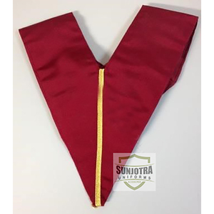 Collar de Arco Real Rojo Carmesí Oscuro, Collares Masónicos Personalizados de Alta Calidad, Mejores Ventas, Collares Masónicos Personalizados Más Vendidos - Product Image 4