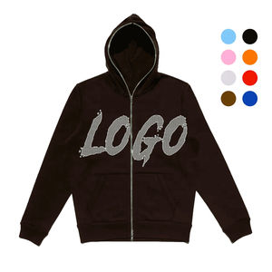 Sudadera con Capucha Personalizada para Hombre, de Alta Calidad, 620GSM, 100% Algodón, Gruesa, de Color Sólido, Estilo Americano, para Deportes y Fitness - Product Image 2