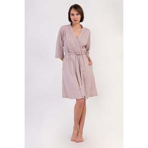 Robe de nuit pour femme XXL à manches 3/4 avec poche - Product Image 4