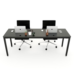 200x60cm Uconcept HBUC036 Computer <b>Desk</b> High Quality Rubberwood with Iron Legs Practical and Stylish Office Furniture - Product Image 3