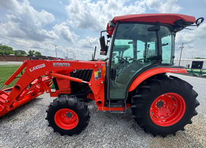 รถแทรกเตอร์ล้อ L6060 ขับเคลื่อน 4 ล้อ 65 แรงม้า รถแทรกเตอร์การเกษตร พร้อมที่ตักด้านหน้า พร้อมปั๊มเครื่องยนต์และลูกปืน รับประกัน 4 ปี จัดส่งฟรี - Product Image 5