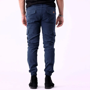 Pantalones Cargo Casuales para Hombre al por Mayor, 100% Algodón, Estilo Táctico, Corte Recto, Cierre de Botones, Diseño Holgado con Bolsillos Laterales, para Trabajo - Product Image 3