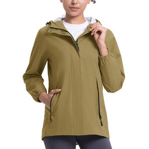Chaqueta Softshell para Mujer, Ligera, Duradera, Transpirable, con Diseño de Capucha, para Viajes al Aire Libre, Precio al por Mayor - Product Image 3