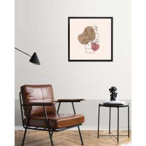 Cadre photo décoratif en bois noir de style classique 70 x 70 cm pour la maison, pour photos et affiches, format A4 A3 12x16 24x36 - Product Image 1