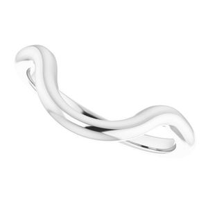 Anillo de boda Stuller de oro blanco de 14 quilates 51243:639P con 14KW - Product Image 5