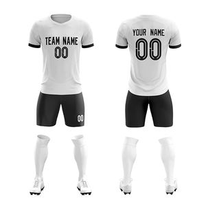 Kits d'entraînement d'équipe avec logo personnalisé, ensembles complets d'uniformes de maillots de football, uniformes de football à sublimation pour hommes - Product Image 6