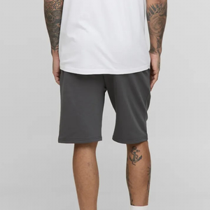 Haute qualité respirant 100% coton hommes survêtement léger couleur gris chiné grande taille respirant hip hop homme décontracté court - Product Image 2