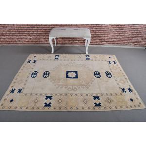 พรมขนาด 0.4x6.5 ฟุต, พรมตุรกีวินเทจ, พรมลายสัตว์สีเบจ - Product Image 3