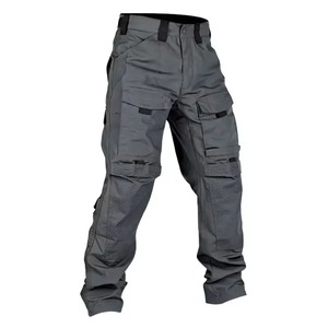 Pantalones de Trabajo de Lona Transpirables, Resistentes al Desgaste y Ecológicos para Hombre, Pantalones Cargo Rectos con Múltiples Bolsillos, para Trotar al Aire Libre, Tácticos, de Invierno - Product Image 2