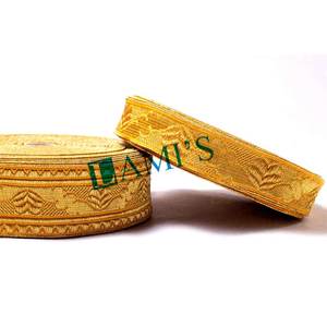 Tresse métallique dorée de 5mm à 60mm, tresses personnalisées OEM, galon de Tresse en dentelle de haute qualité par lami's Industries, vente en gros - Product Image 6