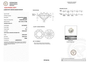 Diamant blanc G couleur VS2, diamant de clarté 2 Carats, bijoux personnalisés, vente en gros de diamants de luxe précieux provenant de l'inde - Product Image 2