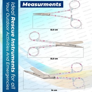 Vaslcare ชุดกรรไกรพยาบาล3ชิ้น, อุปกรณ์สำหรับใช้ในการผ่าตัด - Product Image 6