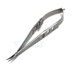 Portaagujas Castroviejo Profesional de 140 mm, Instrumentos Microquirúrgicos para Cirugía Ocular y Sutura Dental - Product Image 2