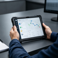 Housse de protection antichoc en double matériau avec support, plusieurs couleurs, vente en gros, étui pour tablette Celero Tab 5G