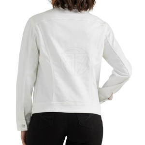Vestes en jean en toile tricotée pour femmes, faible MOQ - Respirantes, écologiques, design personnalisé, légères, 100% coton - Product Image 2