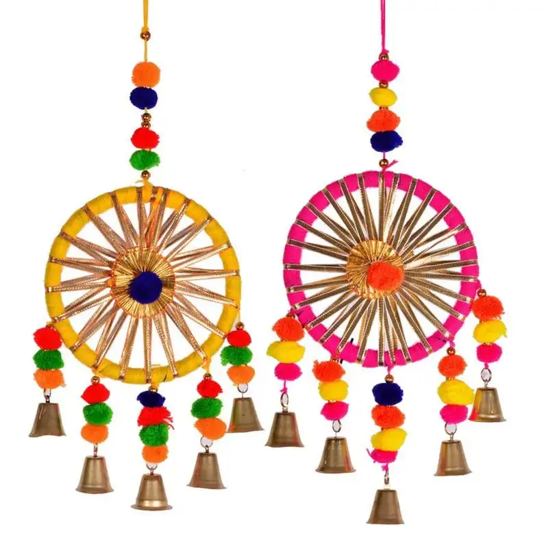 Acchiappasogni fatto a mano decorazione di nozze indiana fondale per feste arazzi decorativi decorazioni natalizie perline di plastica Prop