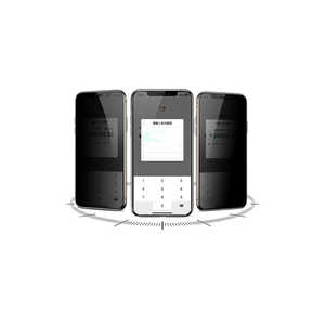 Netzy Davin 5D Privacy Tempered <b>Glass</b> Screen <b>Protector</b> for iPhone 12 Pro Max High Definition Anti-Spy & Anti-Shock XS Compatible - Product Image 2