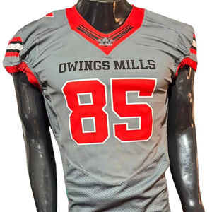 Maillot de football américain, maillot de supporter, broderie par sublimation, grande taille, 7v7, drapeau, photo réelle, usine du Pakistan, compression - Product Image 1