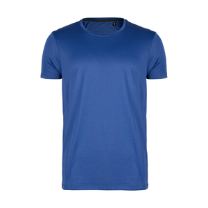 เสื้อยืดคอกลมผู้ชาย 140 แกรม ผ้าไมโครเพส 100% สีกรมท่า - Product Image 1
