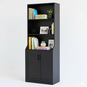 Librero Minimalista de Madera de Caucho 70x40x180cm con Cajones, Diseño Plegable para Oficina en Casa, Taller, Sala de Estar, Escalera, Dormitorio - Product Image 1
