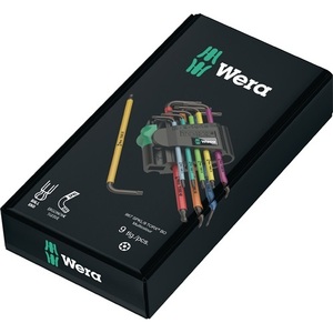 9-Piece T8-T40 WERA SPKL 967 Angle <b>Screwdriver</b> <b>Set</b> with Bore for Precision Work - Product Image 3