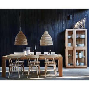 Tienphong Handmade Wholesale Nossa Medium Natural Seagrass Woven Pendant Light Lampshade - Woven Retro Lamp Shade - Product Image 3