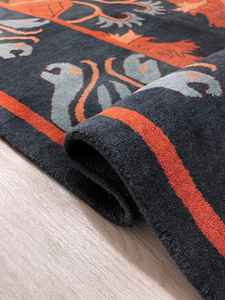 Handmade Persian Wool Carpet High Oushak Cut Pile Area Rug <b>Sets</b> <b>for</b> Living Room 10x14 Sizes Embroidered Abstract Minimum 1 Piece - Product Image 5