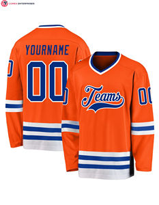 Camiseta de hockey reversible unisex con logotipo personalizado OEM chaqueta de uniforme de hockey sobre hielo unisex con nombre de equipo técnicas de impresión sublimadas - Product Image 3