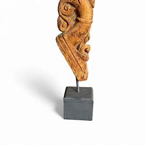 Support en bois antique pour connecteurs et supports d'étagères - Product Image 5