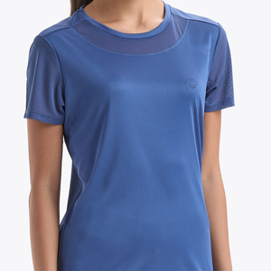 Camiseta para correr deportiva ecológica para mujer, ropa de Yoga informal ajustada transpirable con mangas cortas, camisetas informales - Product Image 6