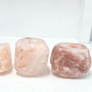 Top Trending Lightweight Himalayan Crystal Salt <b>Candle</b> Holder Factory Price Natural Crafts - Product Image 4