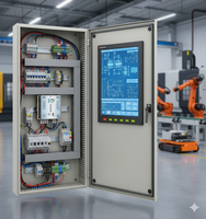 Módulo IO de salida digital de 8 puertos con relés | Modbus TCP Ethernet, 1, 2, 2, 1, 2