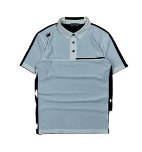 Chemises longues décontractées vintage pour hommes 100% coton respirant à manches courtes couleur unie avec logo brodé sur le devant Service OEM - Product Image 6