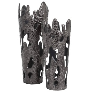 Vase en métal moderne de haute qualité pour mariage d'hôtel pour jardin, bureau, restaurant, décor, vase à fleurs antique de luxe Vases au sol - Product Image 4