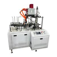 Machine entièrement automatique adhésive thermofusible écologique à angle droit pour boîtes à tacos en carton et boîtes à lunch en papier