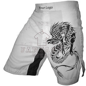 Shorts d'entraînement MMA FANTASY WEAR OEM de qualité supérieure avec fente haute et ceinture anti-transpiration, coupe performante pour une flexibilité optimale CE ISO - Product Image 1