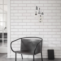 Papier peint auto-adhésif en PVC 3D moderne de luxe IVY, ignifuge, anti-fumée, écologique, imperméable, à rayures écossaises, pour la maison et l'hôtel