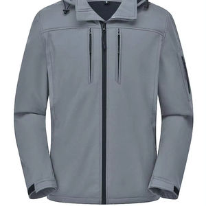 Vestes de randonnée respirantes Softshell vestes d'extérieur sur mesure 100% polyester/POLYESTER/NYLON fermeture veste Soft Shell - Product Image 1