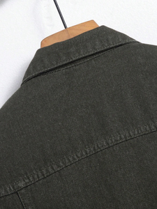 Chaqueta de mezclilla con el mejor material Chaqueta de mezclilla de hombre al por mayor con su propio diseño personalizado - Product Image 2