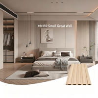 Panel de Revestimiento de Pared de Fibra de Bambú Impermeable Personalizado, Revestimiento Decorativo Interior Moderno para Proyectos de Diseño de Hoteles y Restaurantes