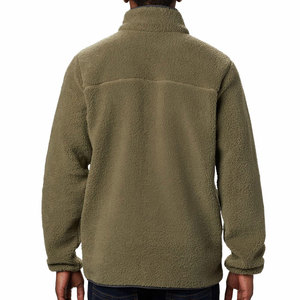 Men Sherpa <b>Fleece</b> <b>Jacket</b> <b>Thick</b> Warm Outerwear with Zipper Front Perfect for Autumn Winter Wear Stylish Men Sherpa <b>Fleece</b> <b>Jacket</b> - Product Image 2