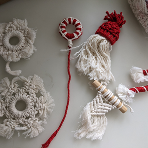 Adornos Navideños de Macramé Hechos a Mano al por Mayor, Decoración para el Hogar de Vietnam - Product Image 1